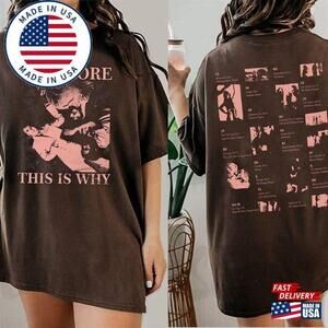 Hayley William Paramore Shirt Rock Band Williams T-Shirt 2 Sided